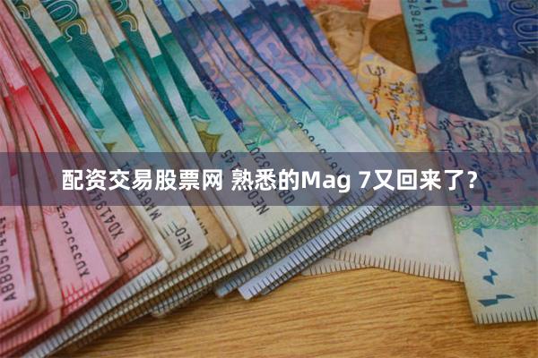 配资交易股票网 熟悉的Mag 7又回来了？