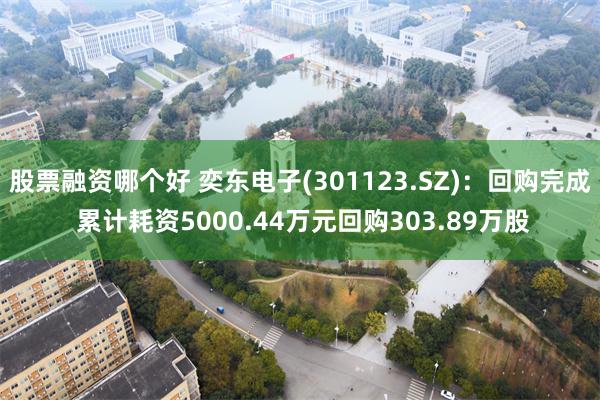 股票融资哪个好 奕东电子(301123.SZ)：回购完成 累计耗资5000.44万元回购303.89万股