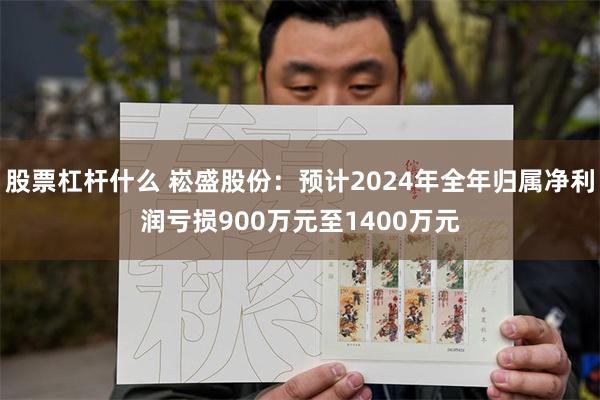 股票杠杆什么 崧盛股份：预计2024年全年归属净利润亏损900万元至1400万元